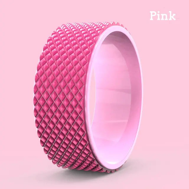 Yoga Roller Wheel for Back Pain, Stretching, Yoga & Pilates