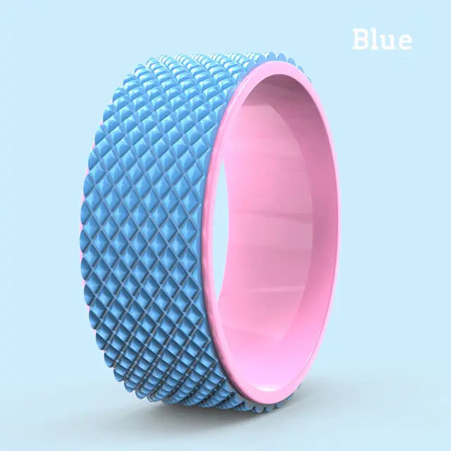 Yoga Roller Wheel for Back Pain, Stretching, Yoga & Pilates
