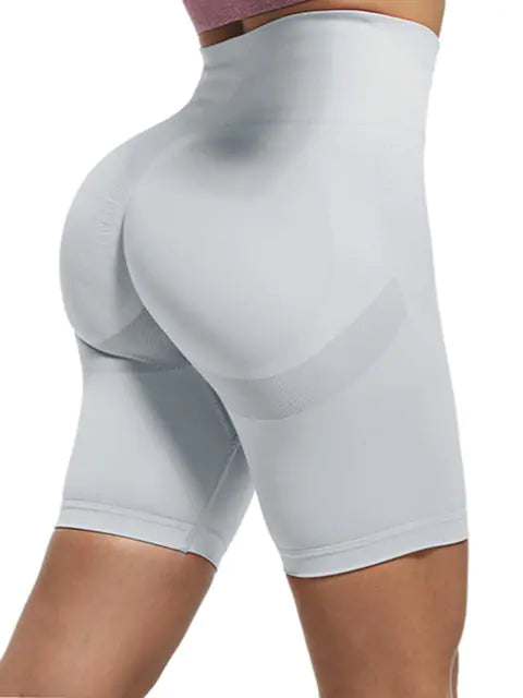 High-Waisted Fitness Workout Shorts