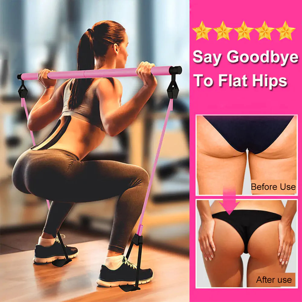 Yoga Pilates Multi-purpose Resistance Fitness Bar