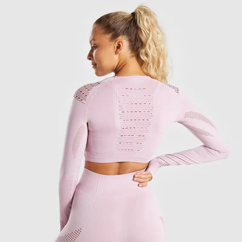 Seamless High-Waisted Women's Workout Yoga Set
