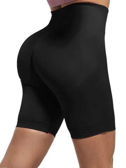 High-Waisted Fitness Workout Shorts