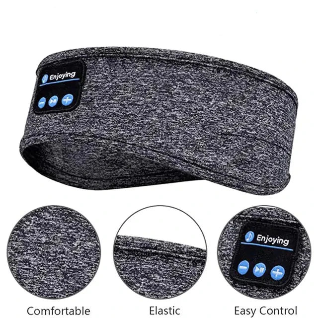 Wireless Comfort: Bluetooth Headband for Clear Audio On-the-Go!