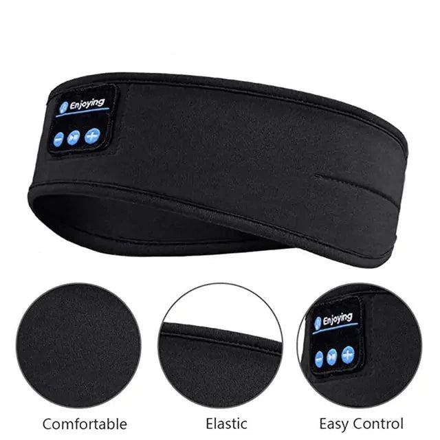 Wireless Comfort: Bluetooth Headband for Clear Audio On-the-Go!